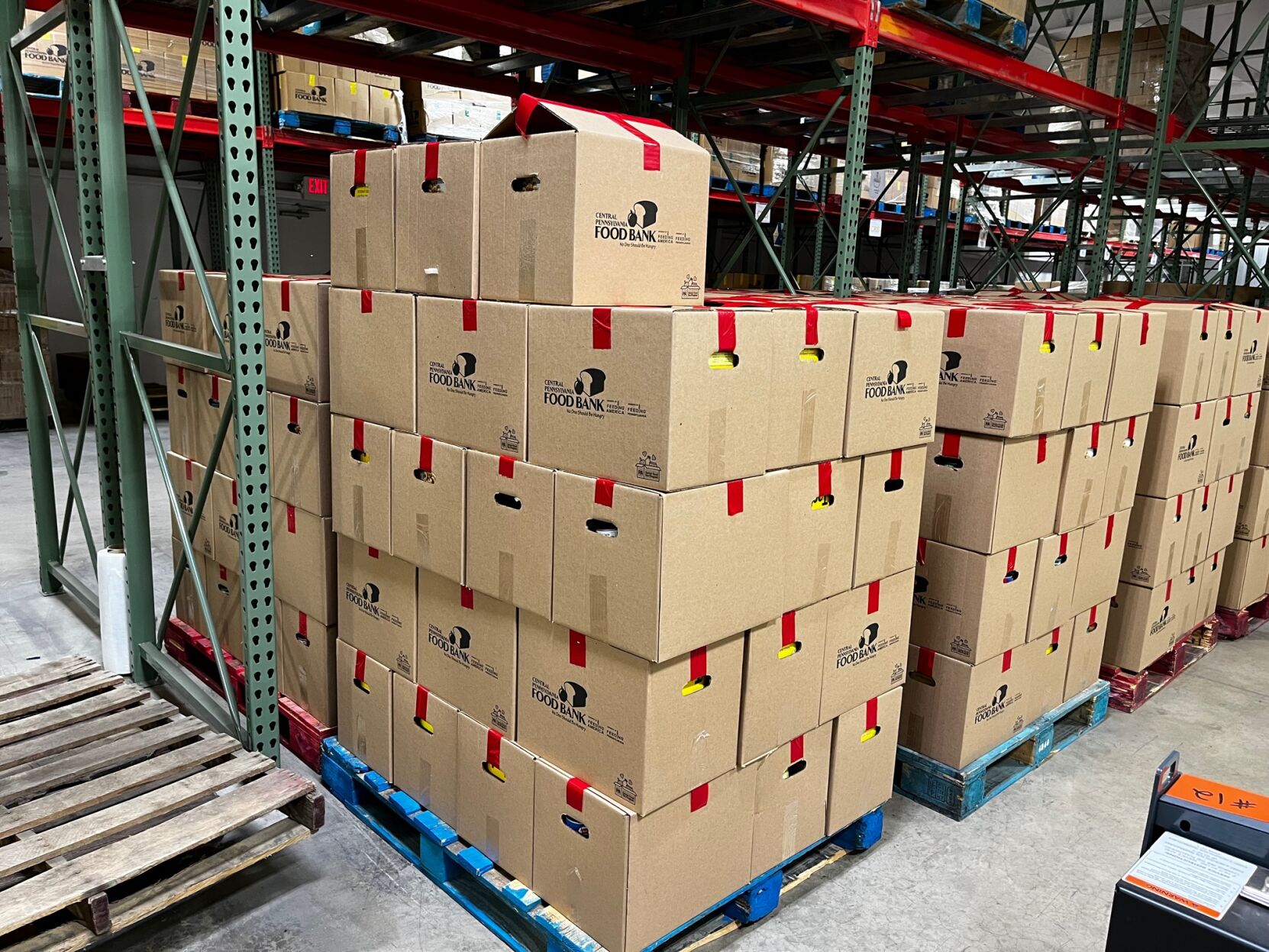 food bank boxes